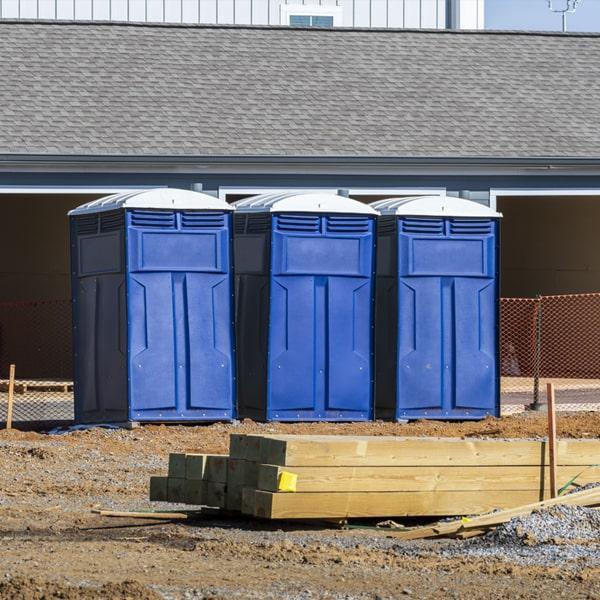 job site portable restrooms provides a self-contained water supply for all of our portable toilets on job sites